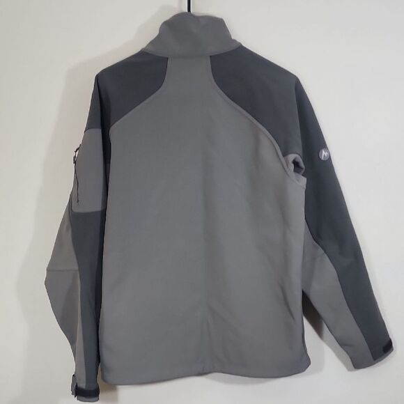 Marmot Gravity Two Tone Gray Performance Jacket with Stand-Up Collar Size M - Picture 7 of 11